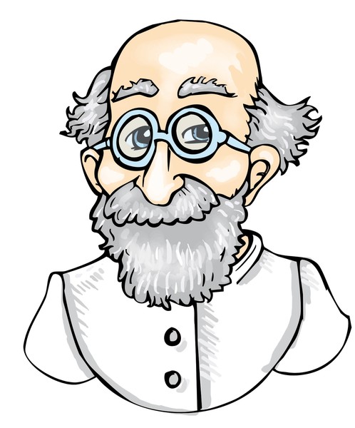 Old man with beard