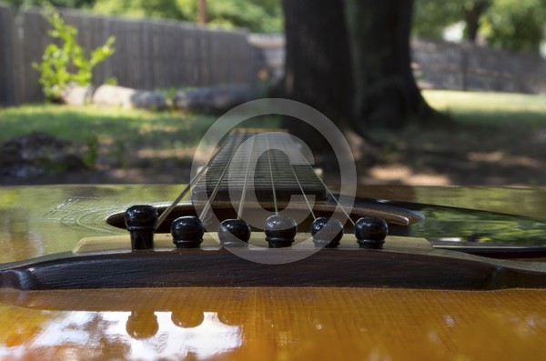 Guitar Strings Closeup