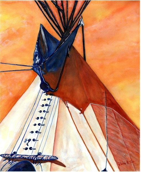 Tee Pee Orange