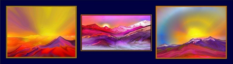 Triptych Himalayas