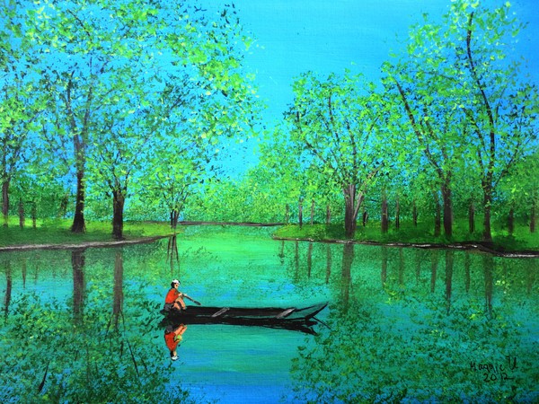 Lake reflections