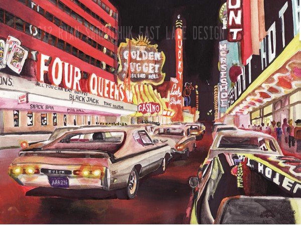 Fremont Street Las Vegas Ca. 1970