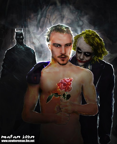 heath ledger the joker and batman