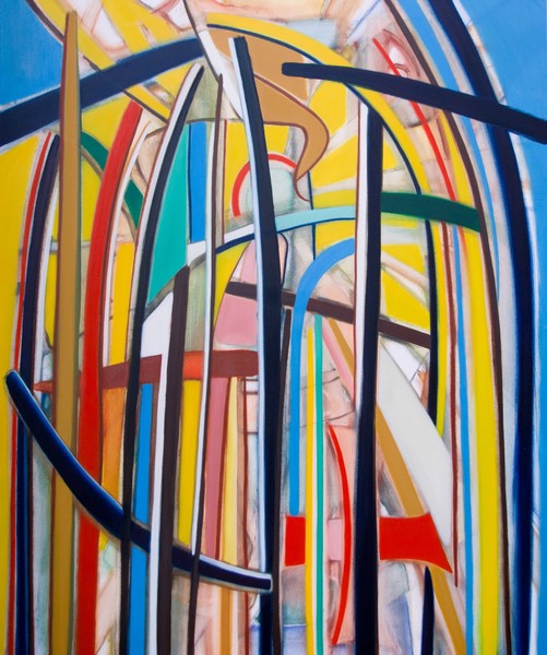 L'instant présent du Soleil - XIX (120x100 - Huile sur Toile - 2011)