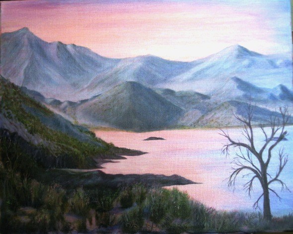 First Light at Bartlett Lake