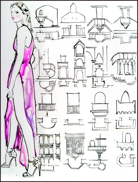 The architecture of a perfect dress