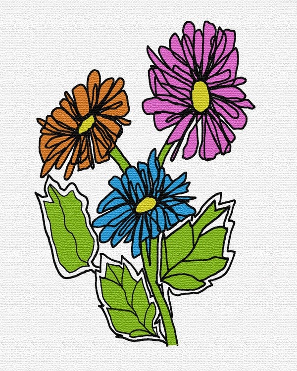 3 flower bunch A