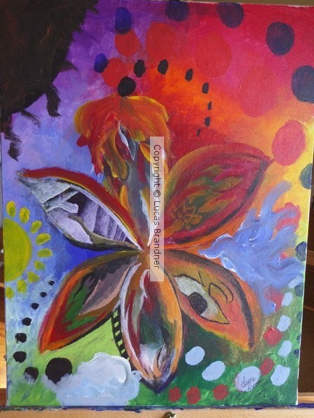 Flower Of Life Acrylic Renderin