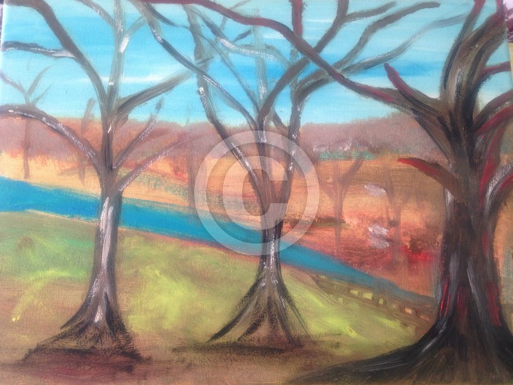 3 Brown Trees