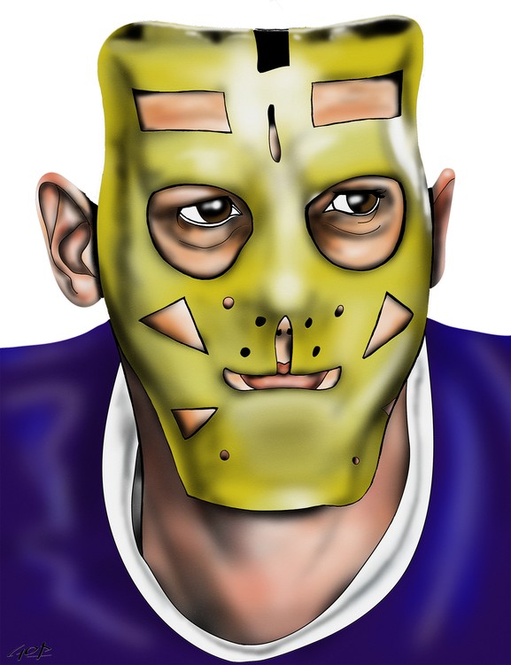 Terry Sawchuk Replica Goalie Mask