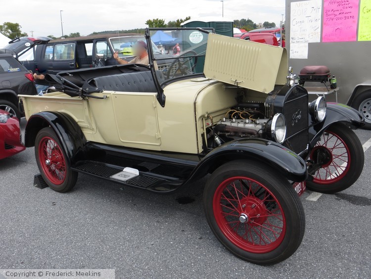 Tan Antique Car