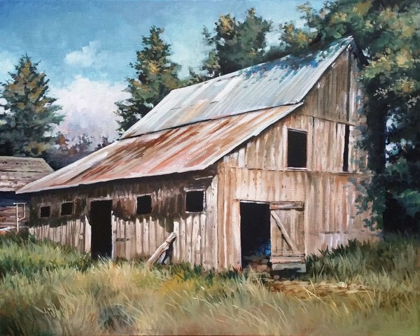 Forgotten Barn by Mike Worthen | ArtWanted.com