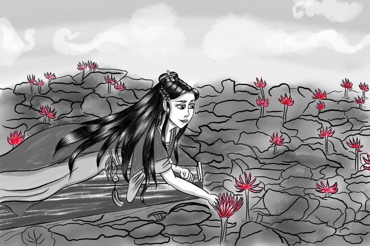 Day 28 Float inktober2020 inktober mdzs jiagyanli fanart digitalart