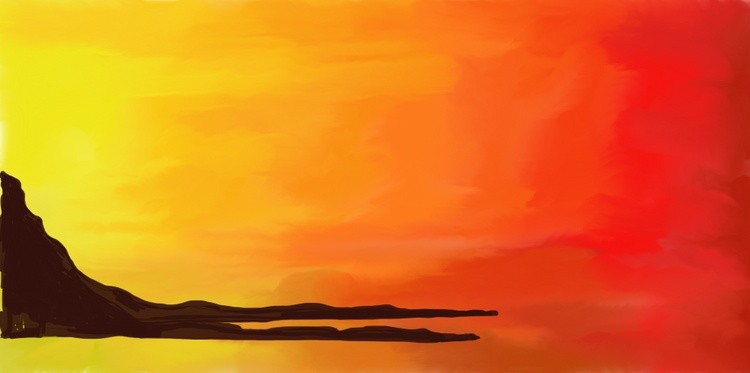 Blazing fire
