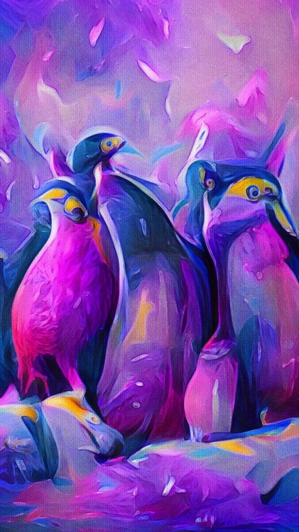 Purple Penguins