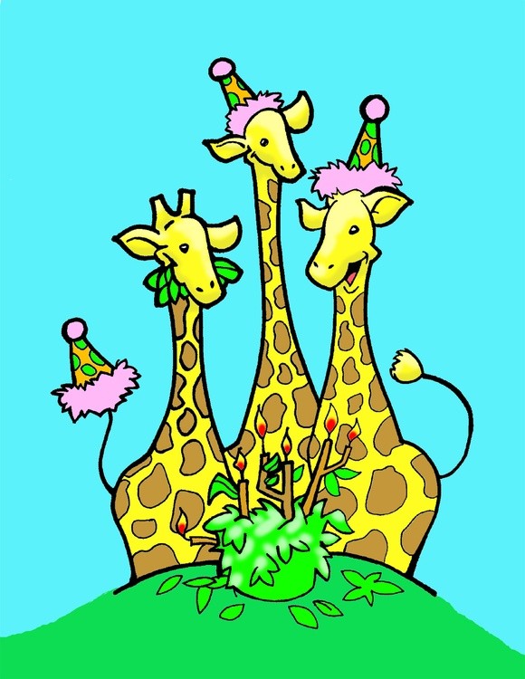 GIRAFF BIRTHDAY PARTY