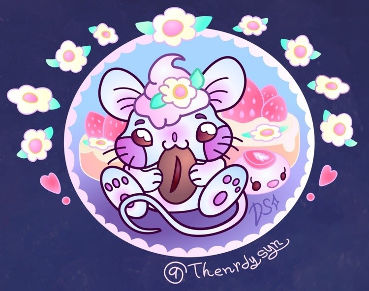 Another commission for thenrdysyn  loved working on this piece X3 cutedrawing adorabledrawing micear