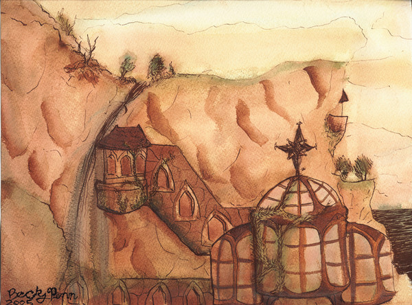 cliff painting