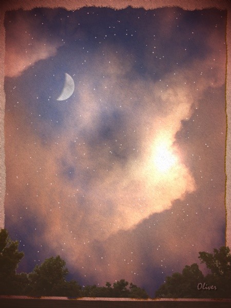 The Moon, Earth, Sun and Stars