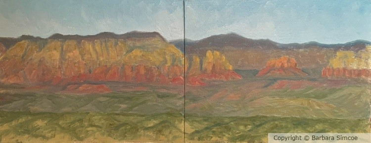 Looking at Sedone from Jerome