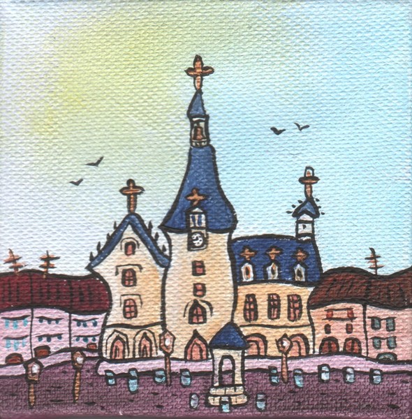 Libourne 7x7 cm