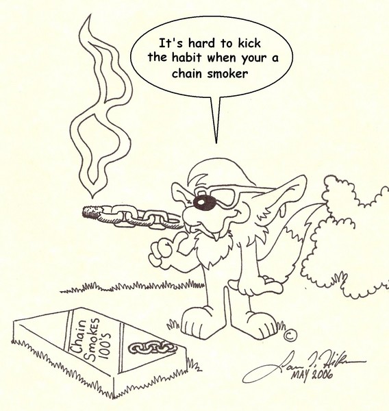 Chain smoker