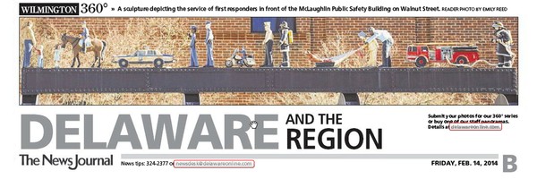 153rd News Journal Panorama-Police Sculpture