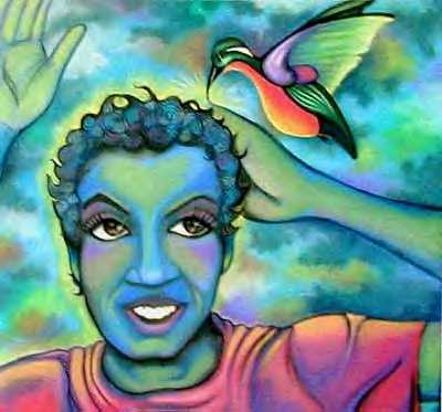 bonni eblue and the hummingbird