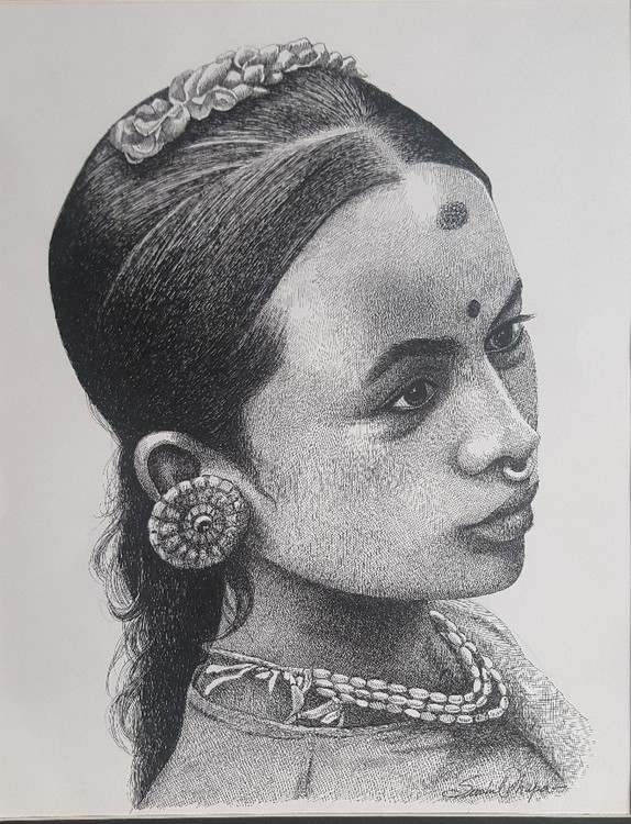 Gurung girl from the remote west