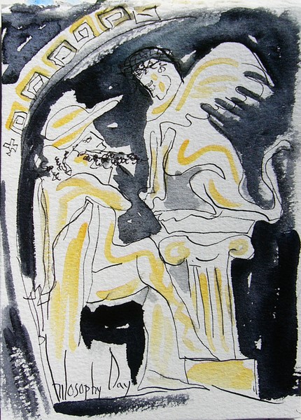 Philosophy Day Mail Art