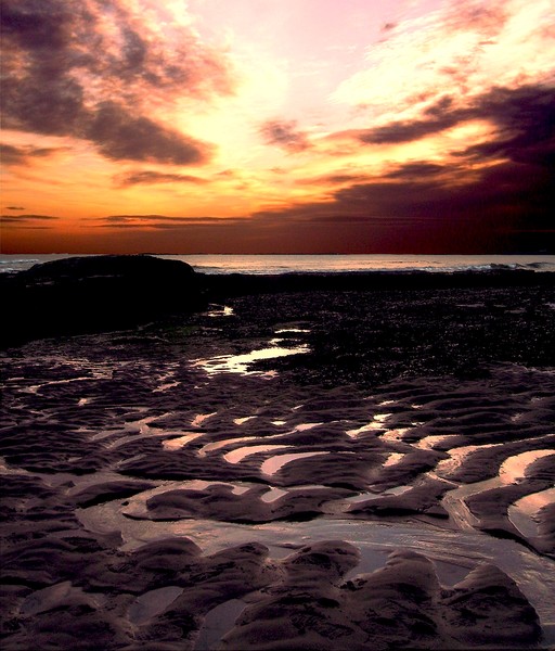 Ripples In The Sand At Dawn