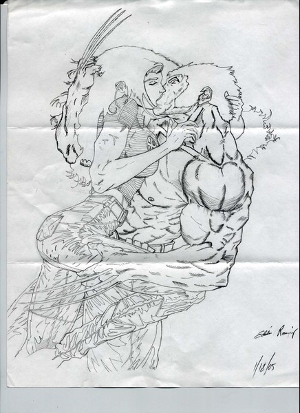 Wolverine & Jean Gray