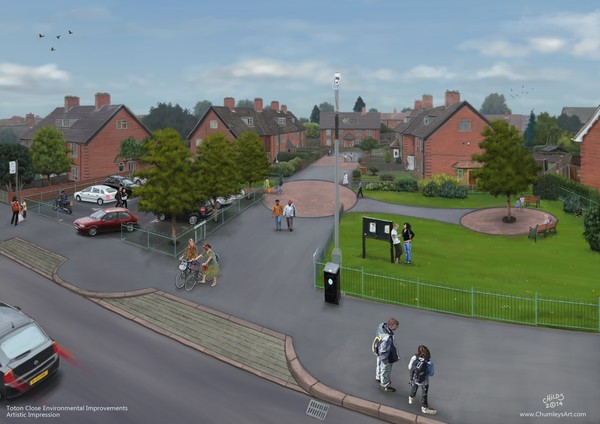 Architectural Illustration - Toton Close
