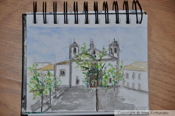 Sketch: igreja St Maria, Lagos