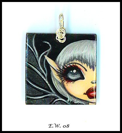 Silver Winged Fairy Pendant