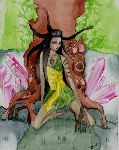 Oak dryad