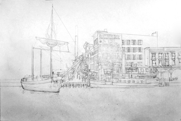Detroit Michigan: The Waterfront ca. 1890 Prt.3
