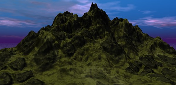 Green Molten Mountain