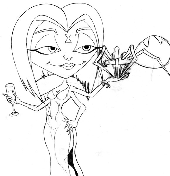 Black Widow Part Deux sketch