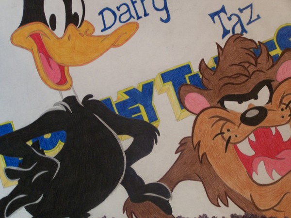 Daffy and Taz