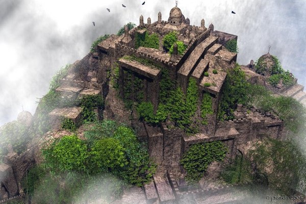 fortress in the clouds