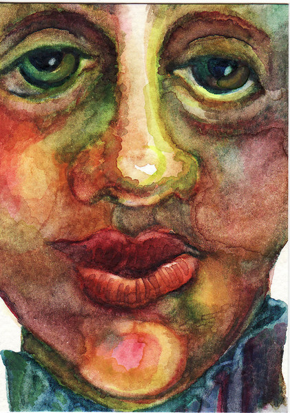 man with green eyes
