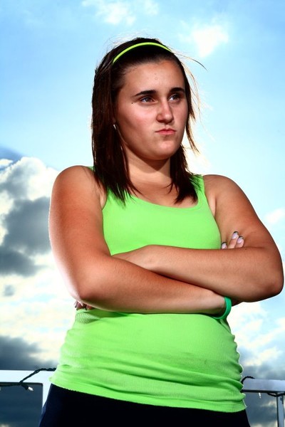 The face of determination