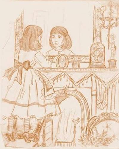 Alice Derriere Le Mirroir