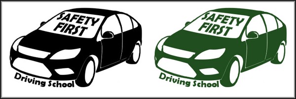 Safety First Driving School logos