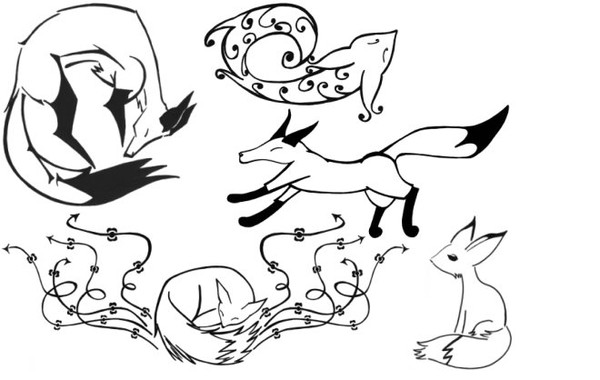 Fox tattoos