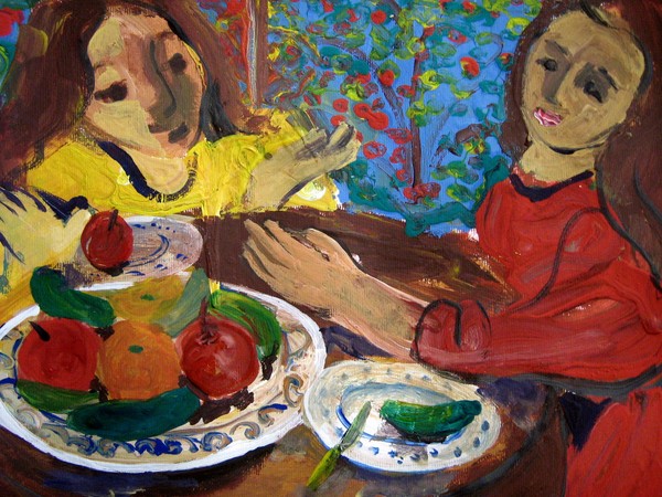 women speaking