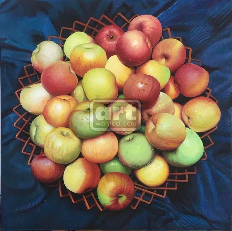 «Apple» oil painting on canvas,
