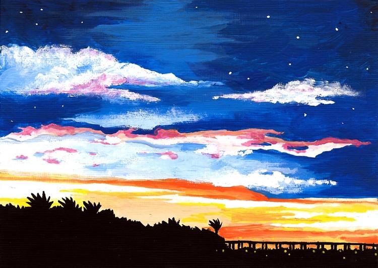 Colorful Causeway Sky