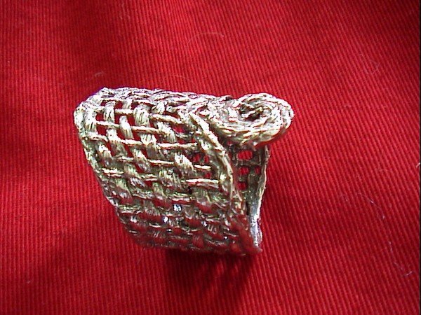 Hand made sterling silver ring